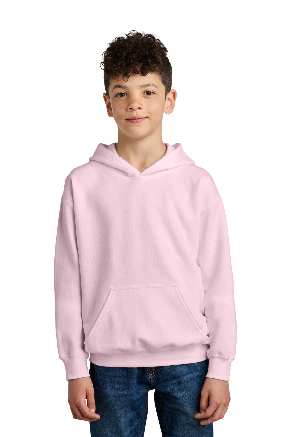 GildanÂ® Youth SoftstyleÂ® Midweight Fleece Hoodie SF500B