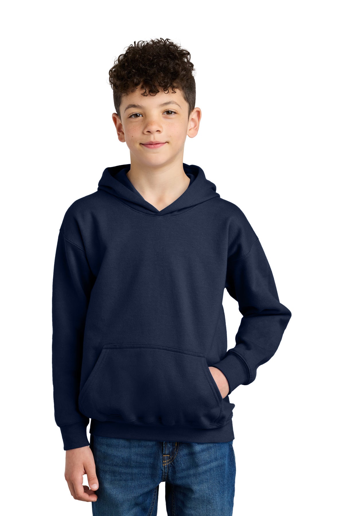 GildanÂ® Youth SoftstyleÂ® Midweight Fleece Hoodie SF500B