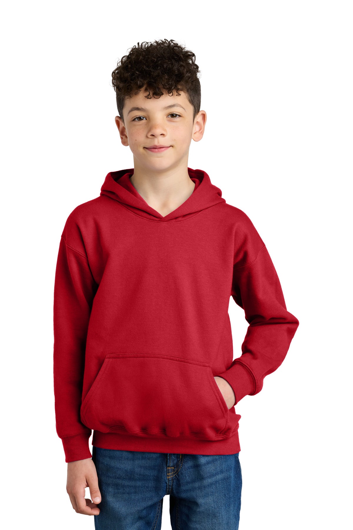 GildanÂ® Youth SoftstyleÂ® Midweight Fleece Hoodie SF500B