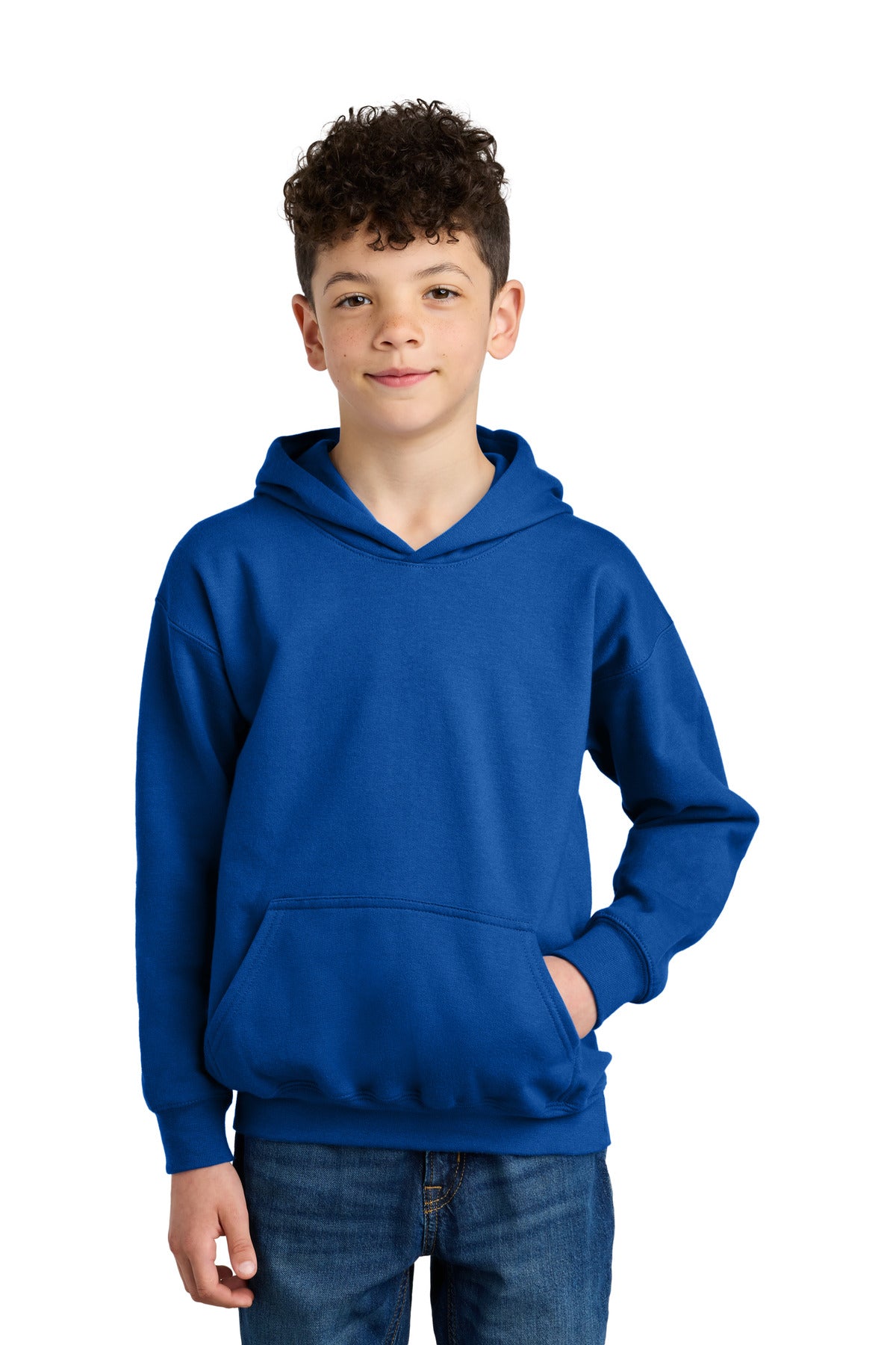 GildanÂ® Youth SoftstyleÂ® Midweight Fleece Hoodie SF500B