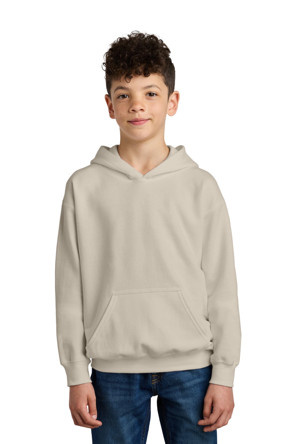 GildanÂ® Youth SoftstyleÂ® Midweight Fleece Hoodie SF500B