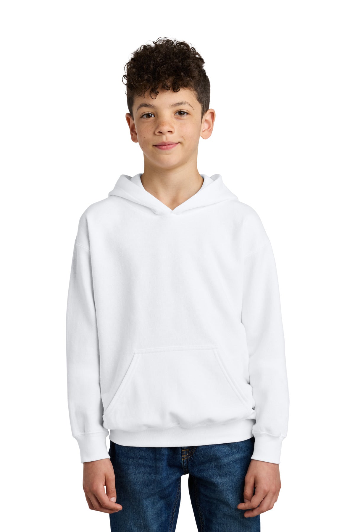 GildanÂ® Youth SoftstyleÂ® Midweight Fleece Hoodie SF500B