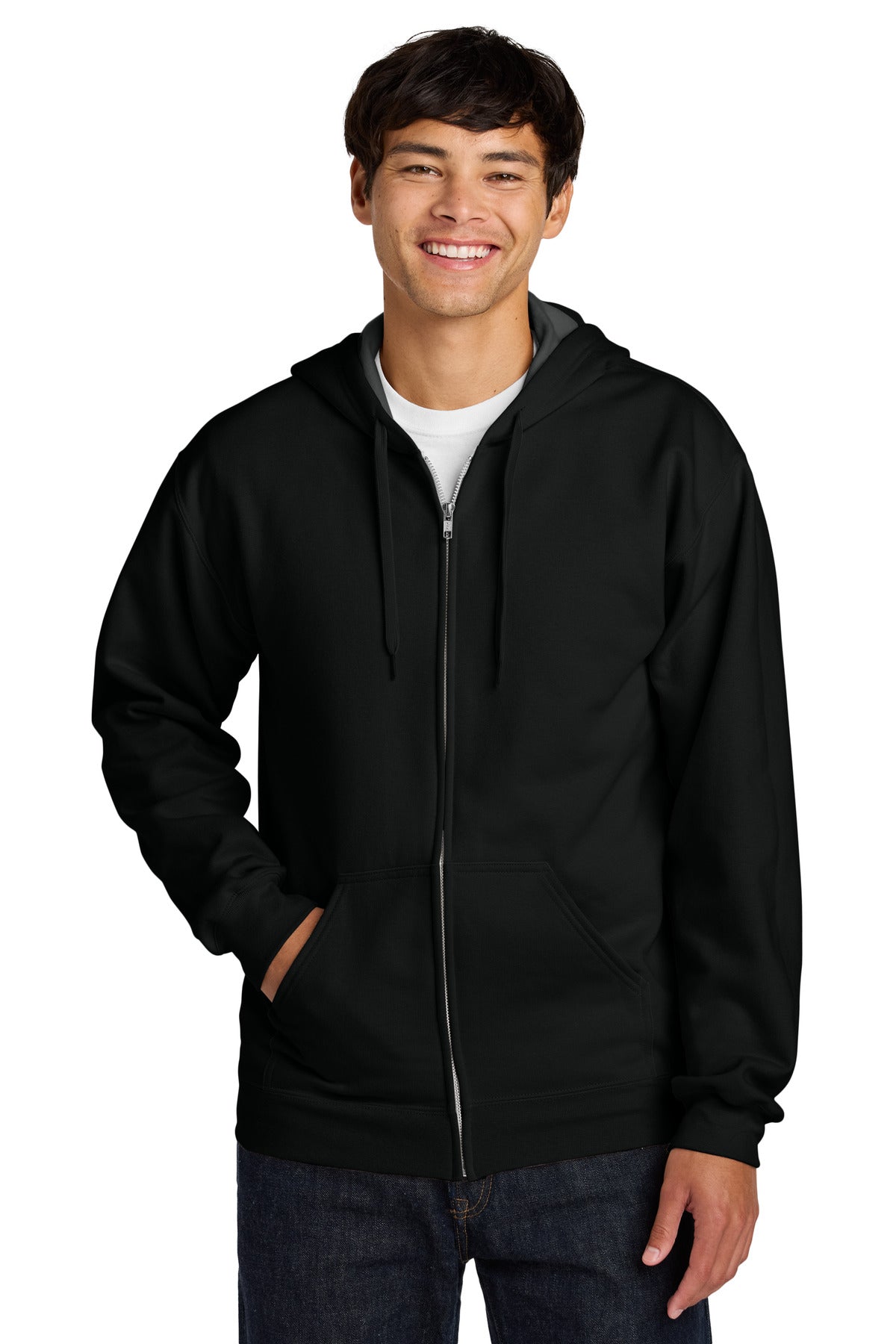 Gildan SoftstyleÂ® Midweight Fleece Full-Zip Hooded Sweatshirt SF600