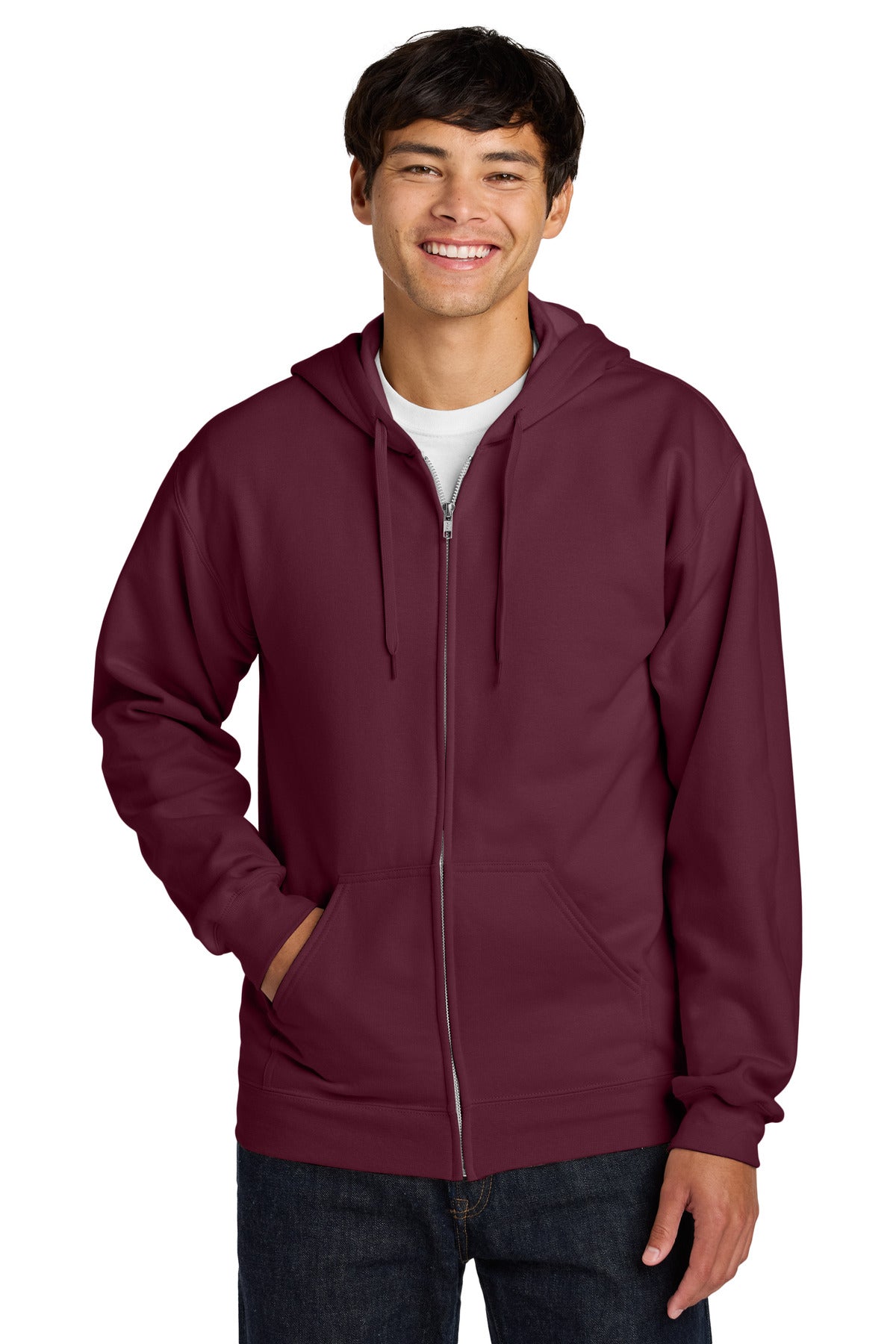 Gildan SoftstyleÂ® Midweight Fleece Full-Zip Hooded Sweatshirt SF600