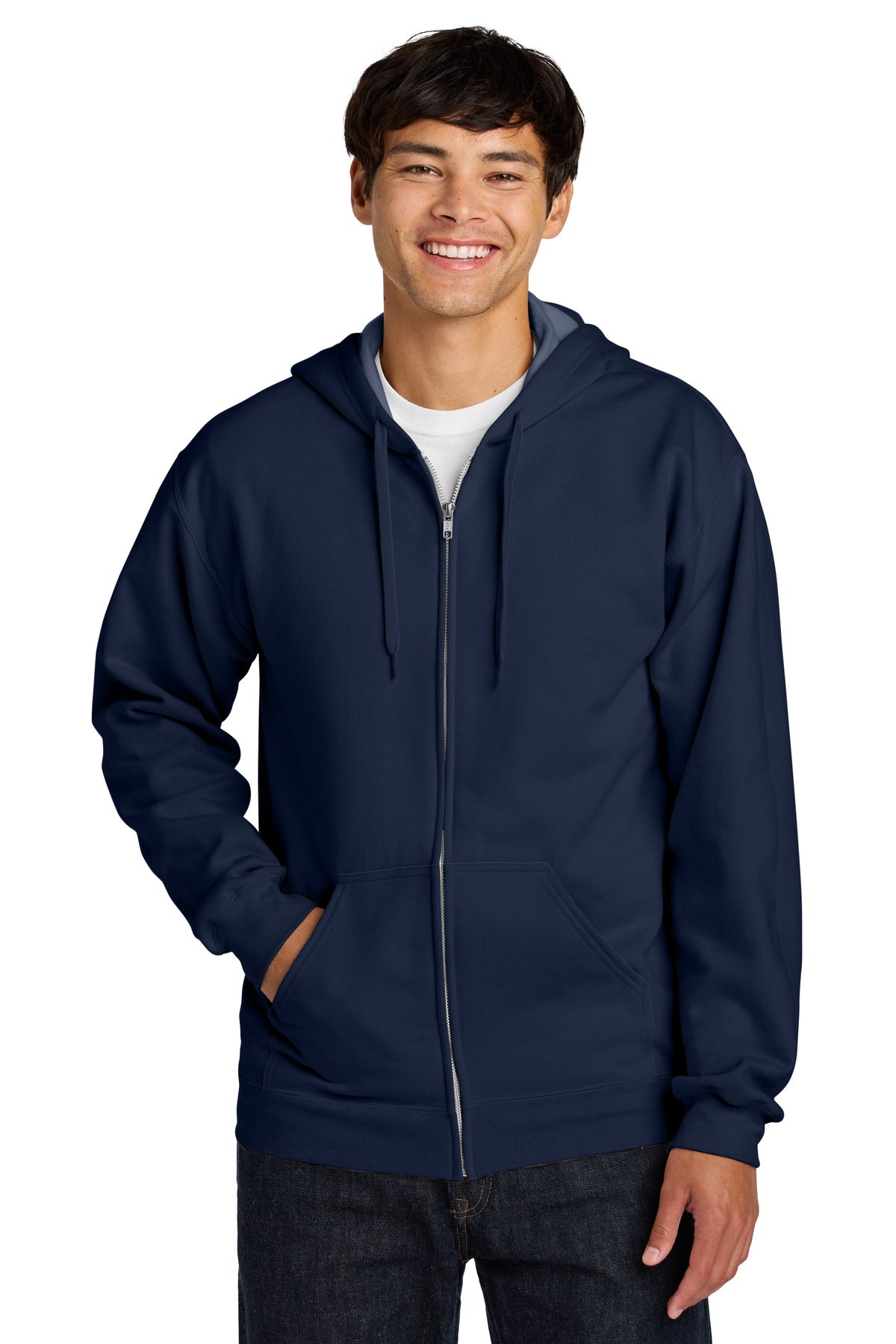 Gildan SoftstyleÂ® Midweight Fleece Full-Zip Hooded Sweatshirt SF600