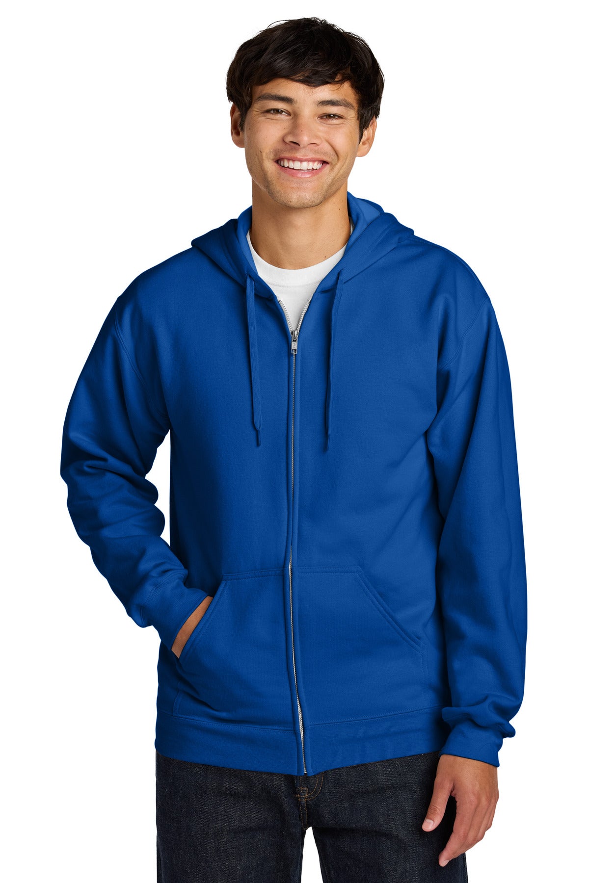 Gildan SoftstyleÂ® Midweight Fleece Full-Zip Hooded Sweatshirt SF600