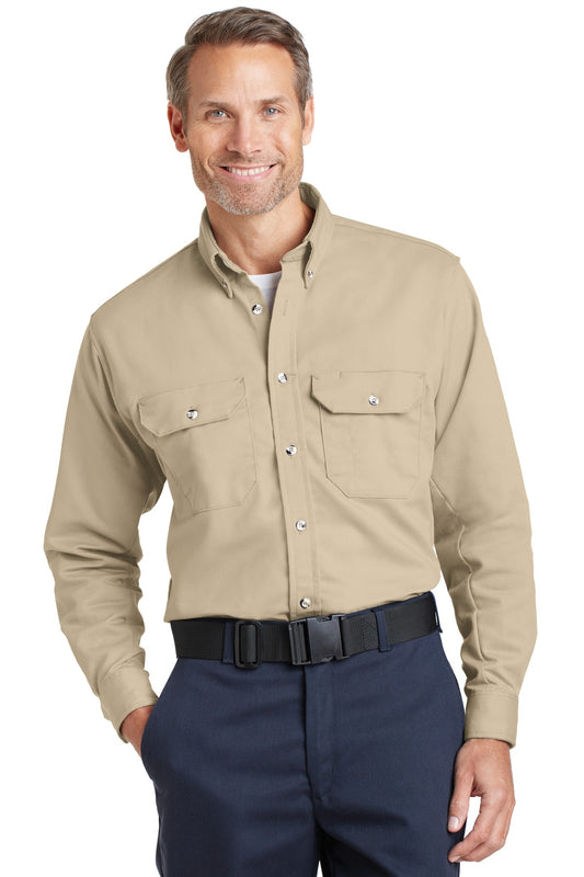 BulwarkÂ® EXCEL FRÂ® ComforTouchÂ® Dress Uniform Shirt. SLU2