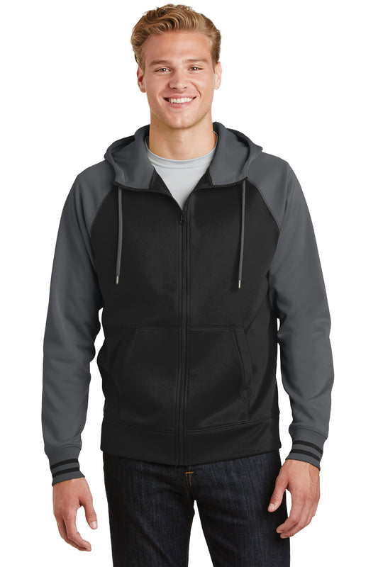 Sport-TekÂ® Sport-WickÂ® Varsity Fleece Full-Zip Hooded Jacket. ST236