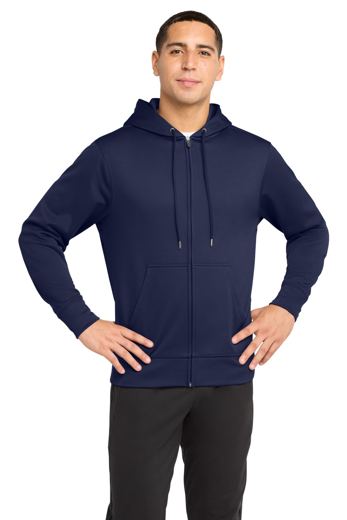 Sport-Tek?? Sport-Wick?? Fleece Full-Zip Hooded Jacket.  ST238
