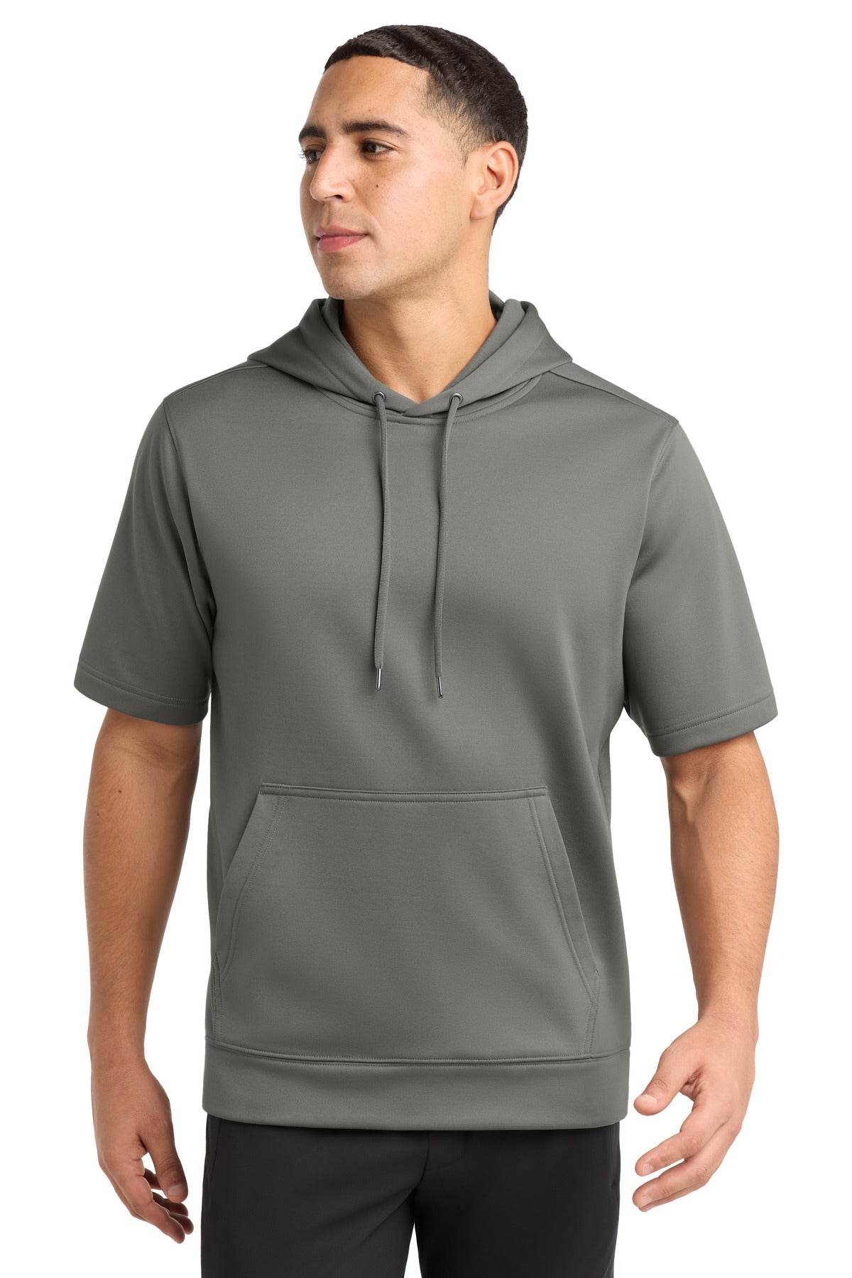 Sport-Tek Â® Sport-Wick Â® Fleece Short Sleeve Hooded Pullover. ST251