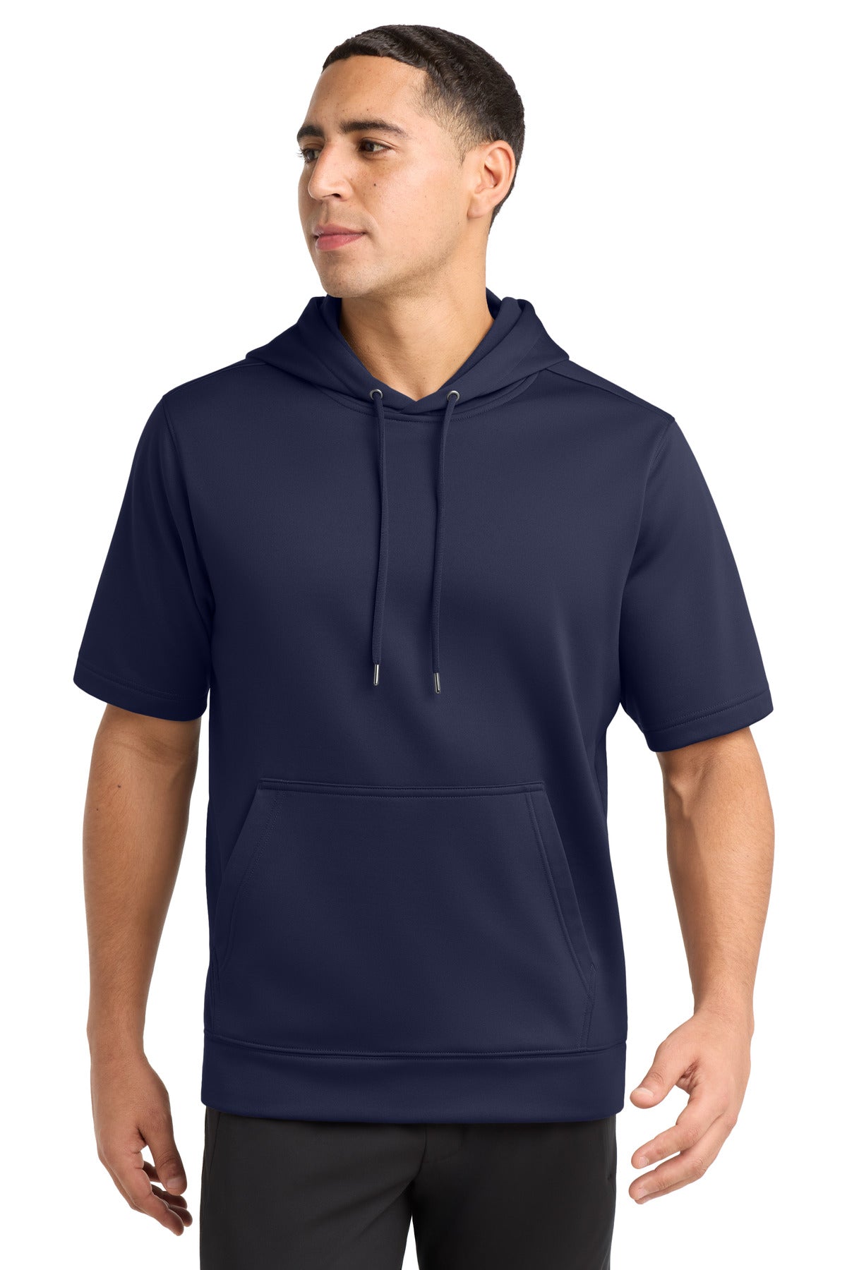 Sport-Tek Â® Sport-Wick Â® Fleece Short Sleeve Hooded Pullover. ST251