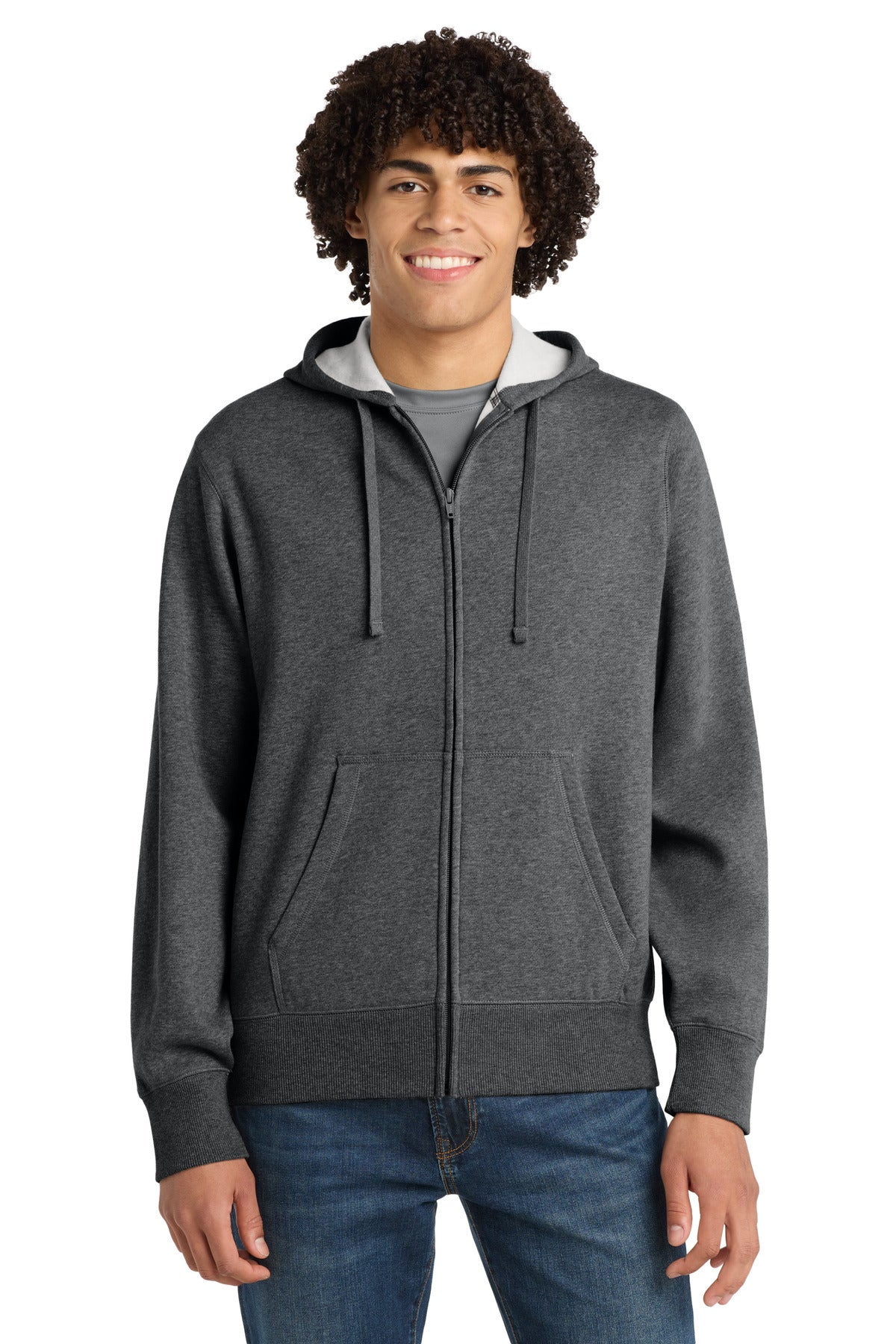 Sport-TekÂ® Full-Zip Hooded Sweatshirt. ST258