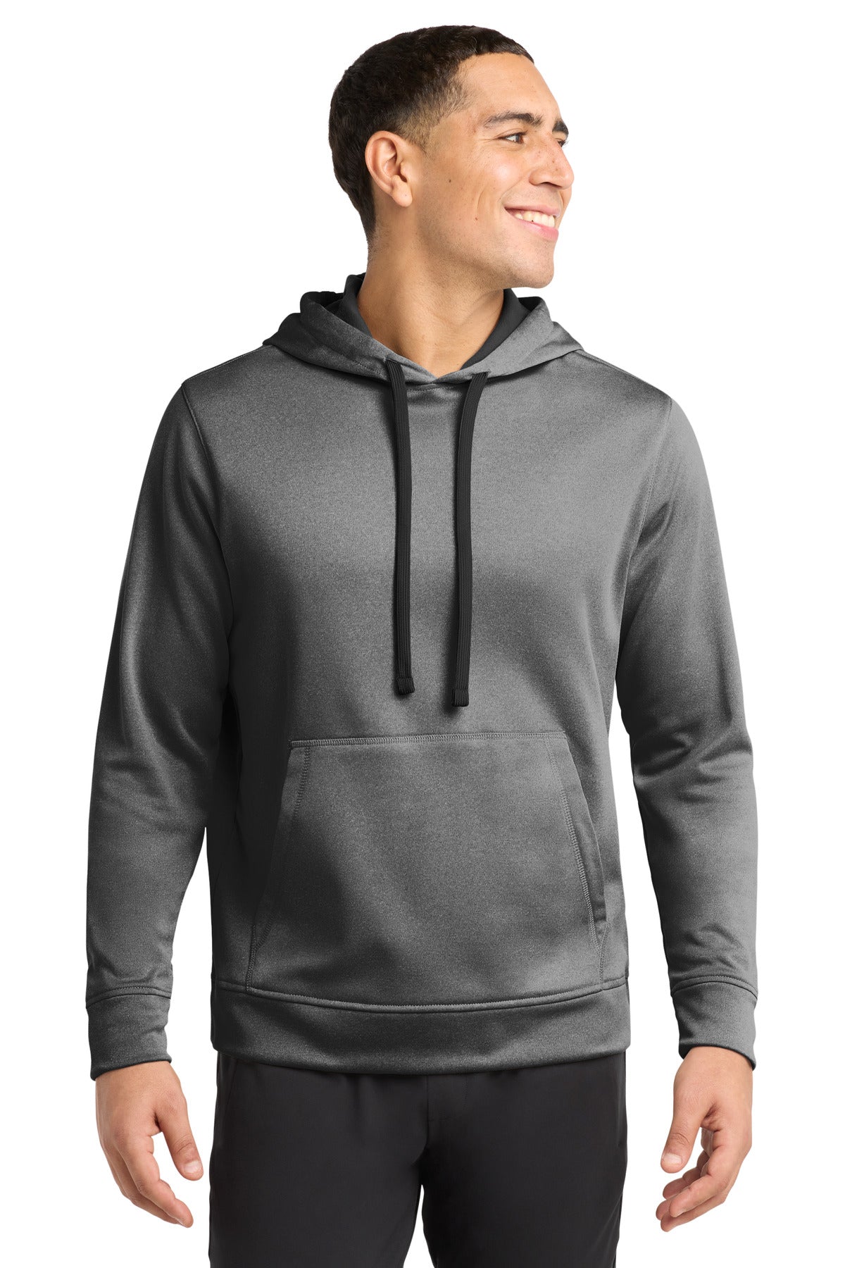 Sport-Tek Â® PosiCharge Â® Sport-Wick Â® Heather Fleece Hooded Pullover. ST264