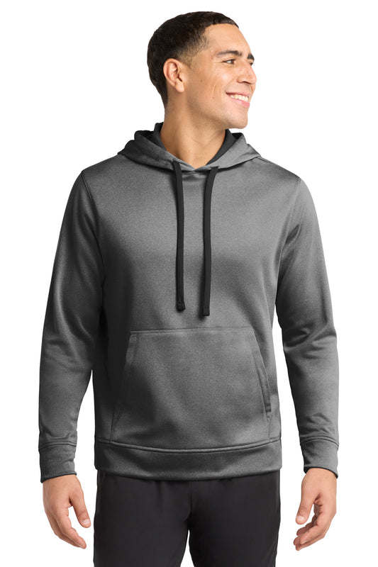 Sport-Tek Â® PosiCharge Â® Sport-Wick Â® Heather Fleece Hooded Pullover. ST264