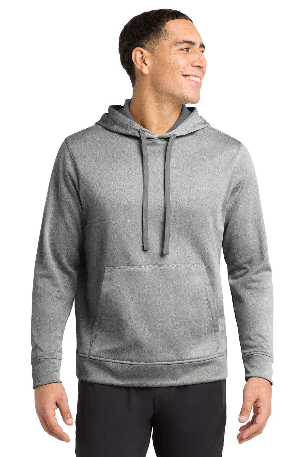 Sport-Tek Â® PosiCharge Â® Sport-Wick Â® Heather Fleece Hooded Pullover. ST264