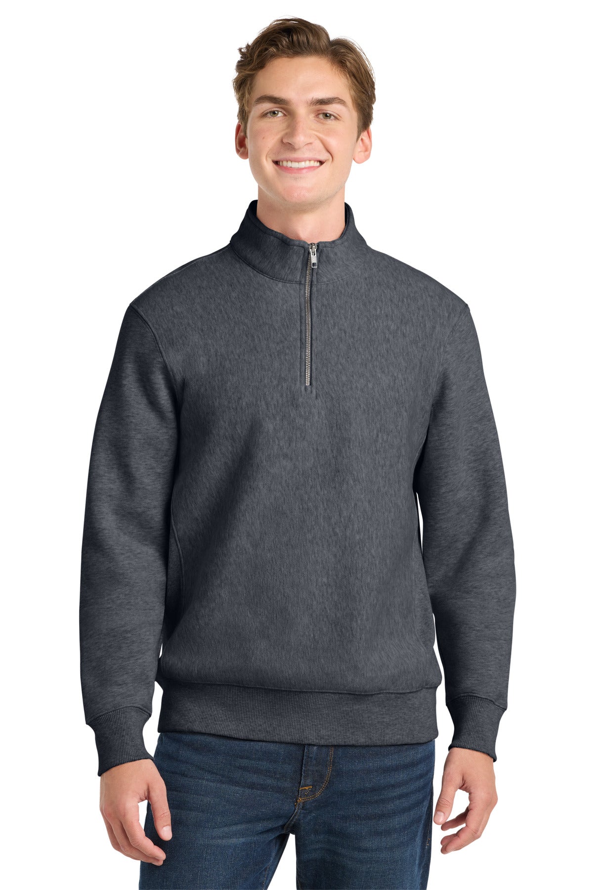 Sport-TekÂ® Super Heavyweight 1/4-Zip Pullover Sweatshirt. ST283
