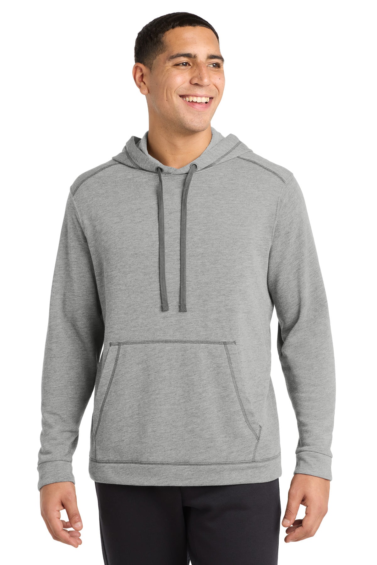 Sport-Tek Â® PosiCharge Â® Tri-Blend Wicking Fleece Hooded Pullover. ST296