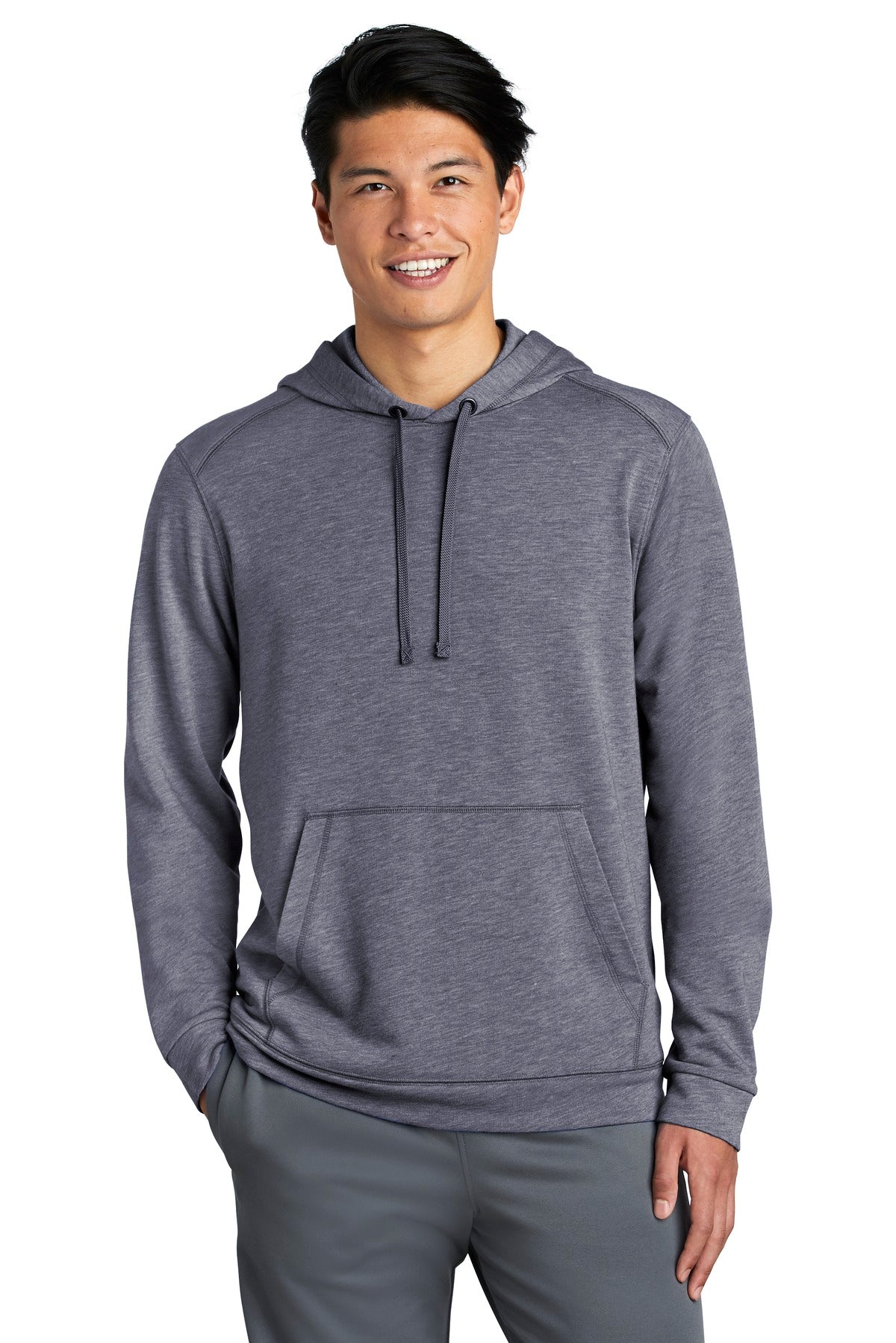 Sport-Tek ? PosiCharge ? Tri-Blend Wicking Fleece Hooded Pullover. ST296