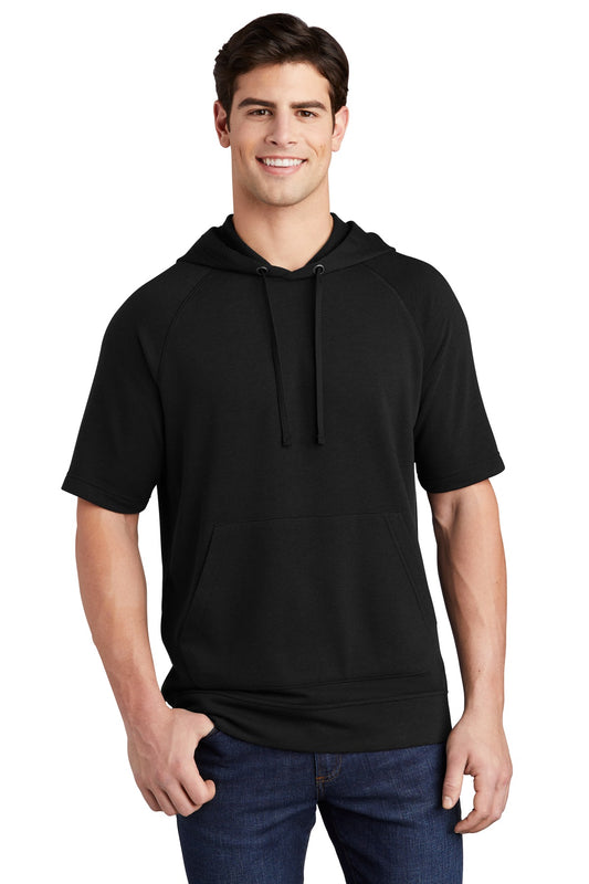 Sport-Tek ? PosiCharge ? Tri-Blend Wicking Fleece Short Sleeve Hooded Pullover ST297