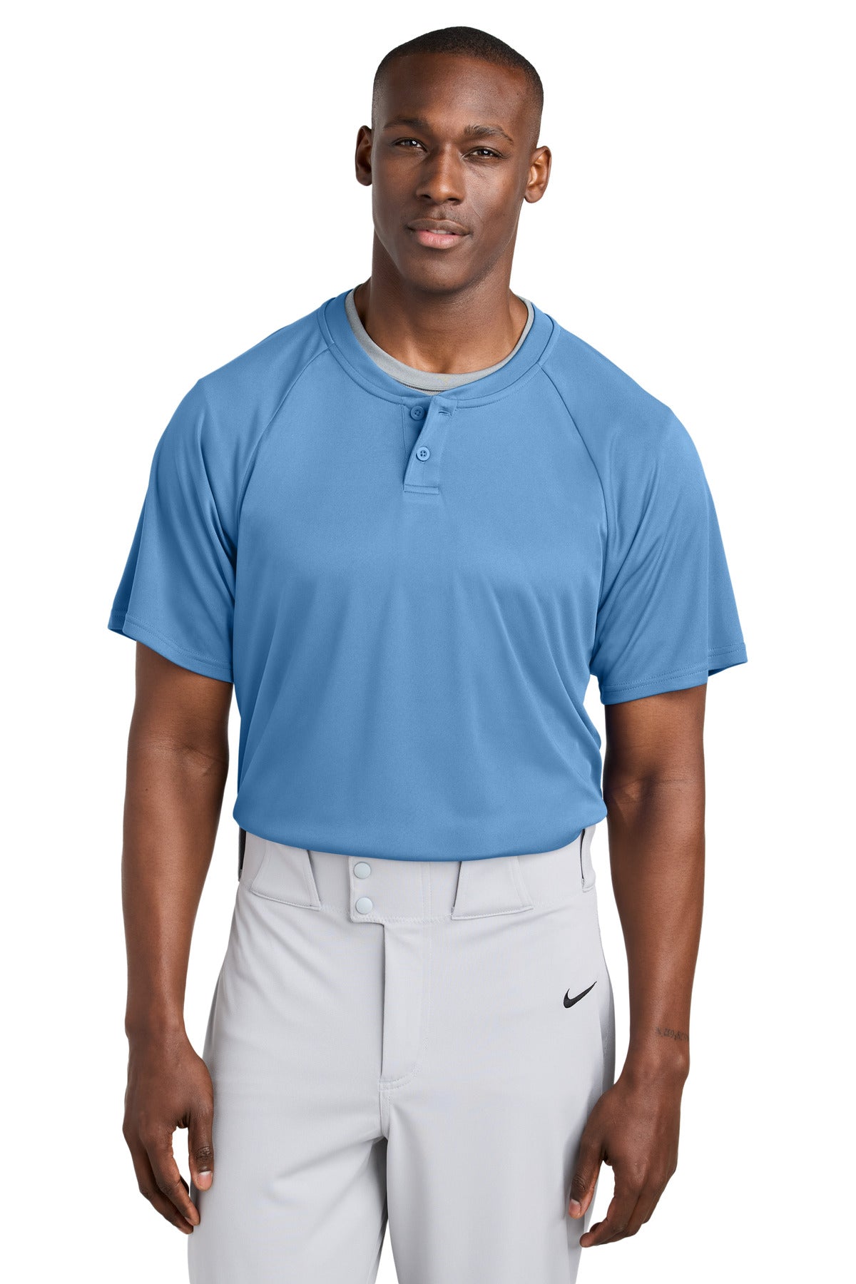 Sport-TekÂ® PosiChargeÂ® Competitorâ„¢ 2-Button Henley ST359