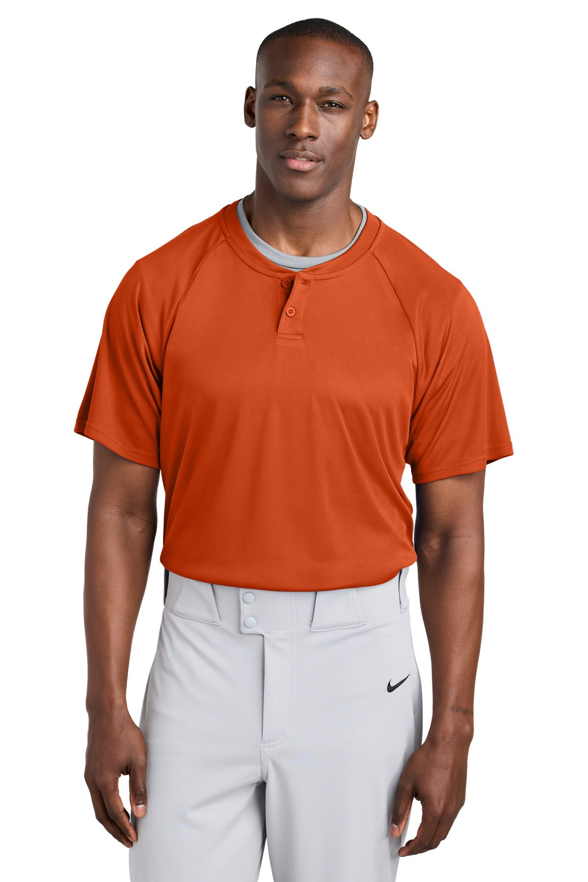 Sport-TekÂ® PosiChargeÂ® Competitorâ„¢ 2-Button Henley ST359