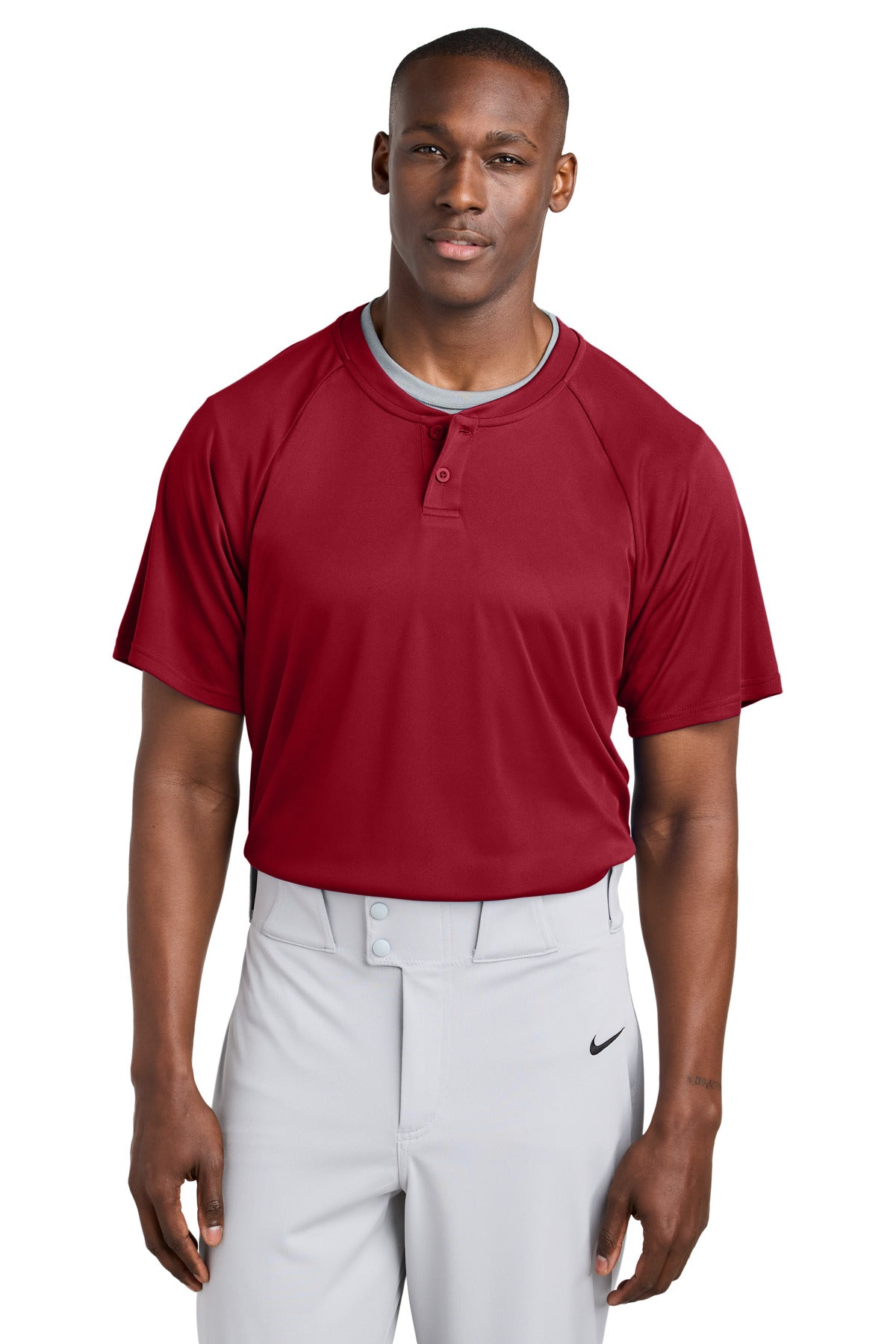 Sport-TekÂ® PosiChargeÂ® Competitorâ„¢ 2-Button Henley ST359