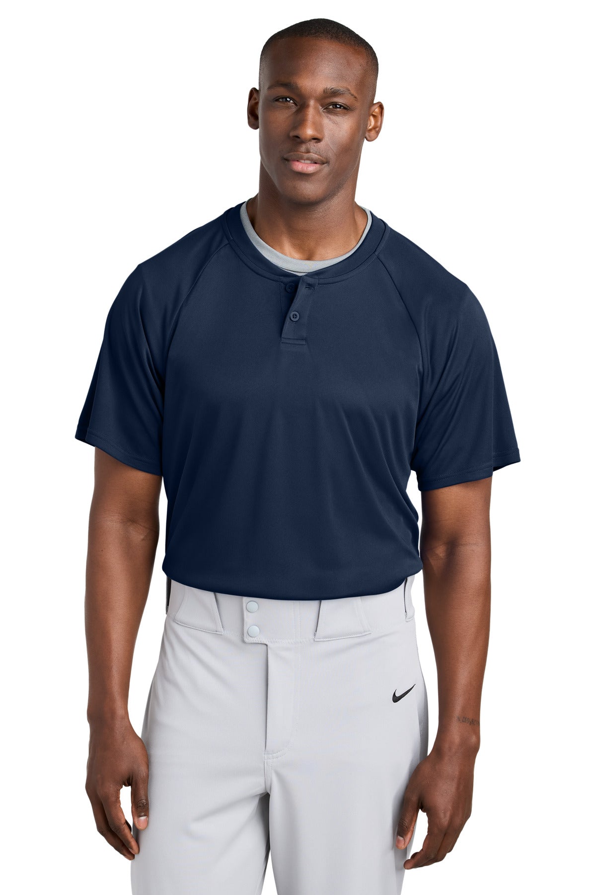 Sport-TekÂ® PosiChargeÂ® Competitorâ„¢ 2-Button Henley ST359