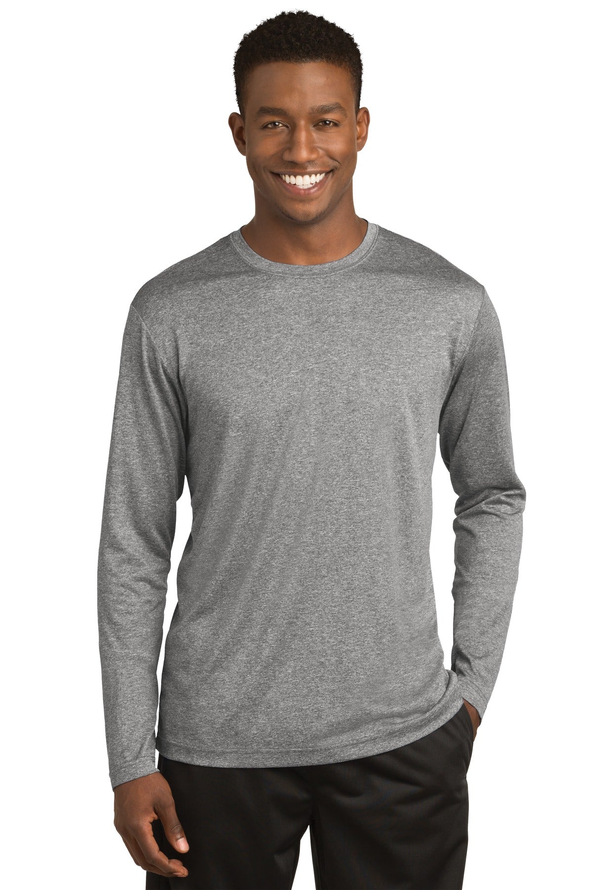 Sport-Tek? Long Sleeve Heather Contender? Tee. ST360LS