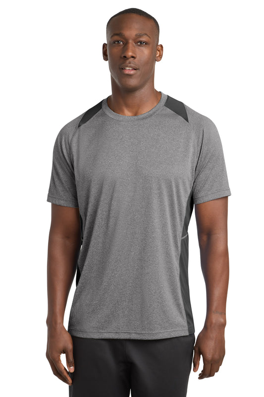 Sport-TekÂ® Heather Colorblock Contenderâ„¢ Tee. ST361