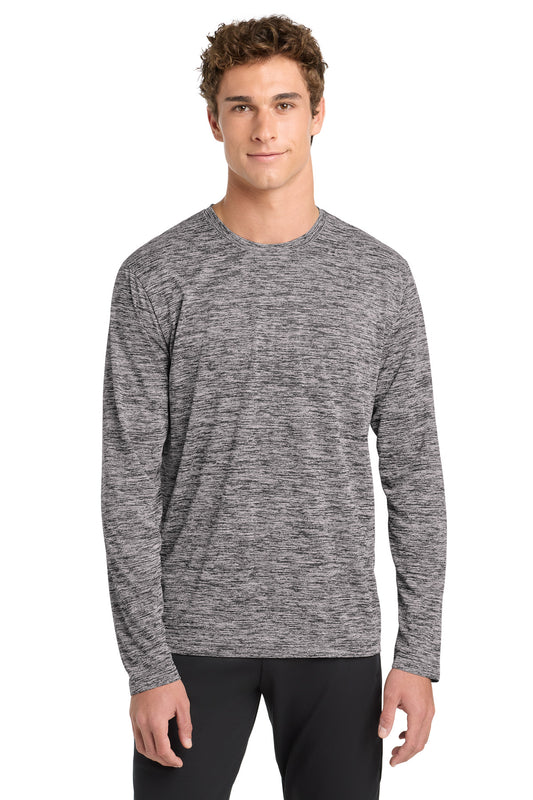 Sport-Tek Â® PosiCharge Â® Long Sleeve Electric Heather Tee. ST390LS