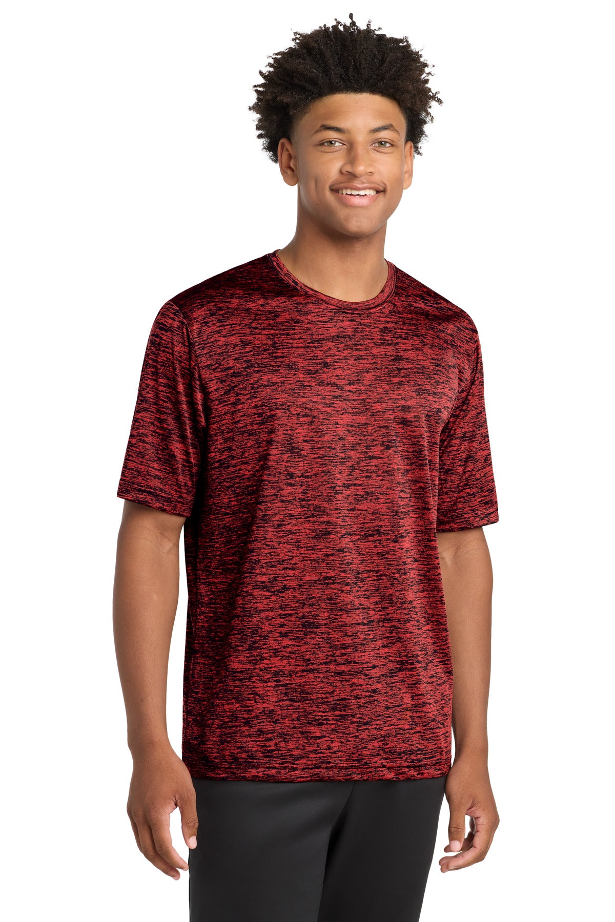 Sport-TekÂ® PosiChargeÂ® Electric Heather Tee. ST390