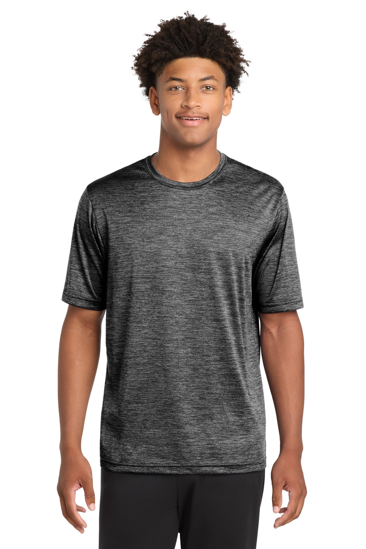 Sport-TekÂ® PosiChargeÂ® Electric Heather Tee. ST390