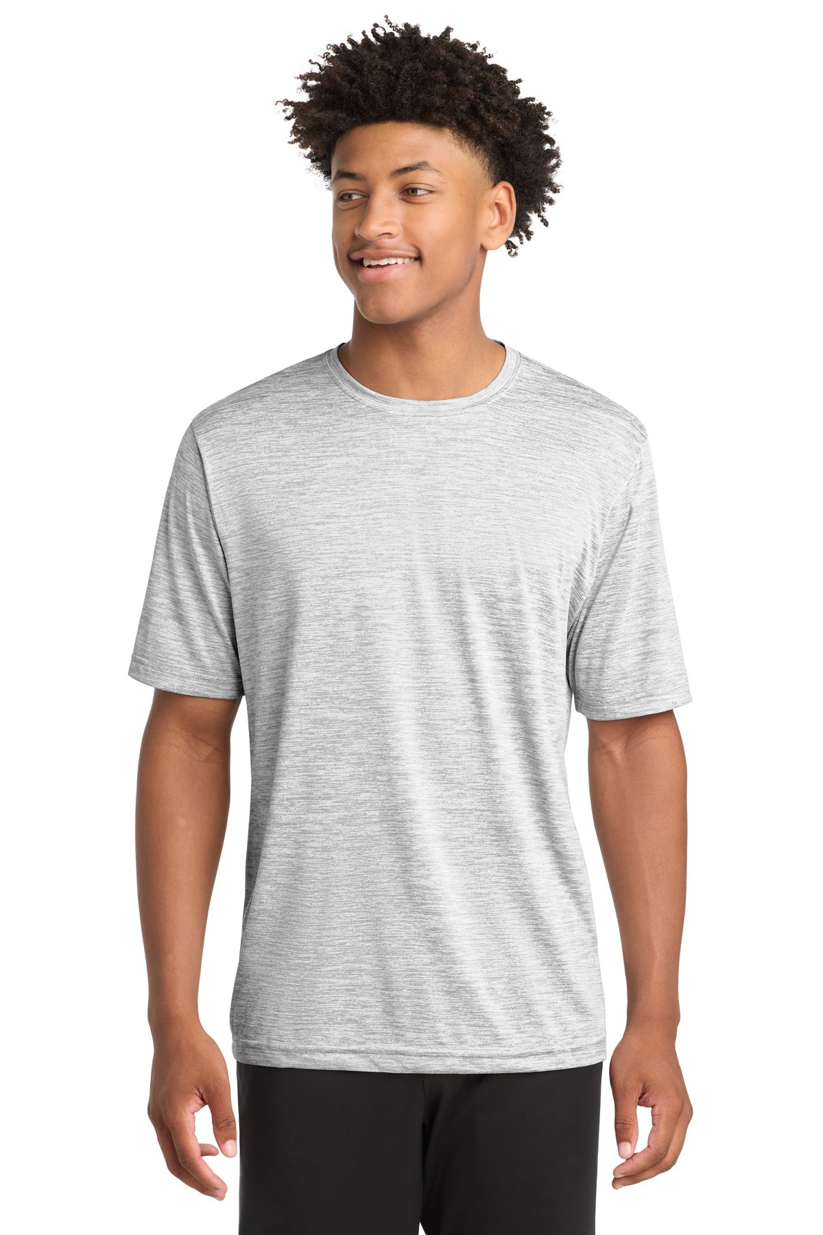 Sport-TekÂ® PosiChargeÂ® Electric Heather Tee. ST390
