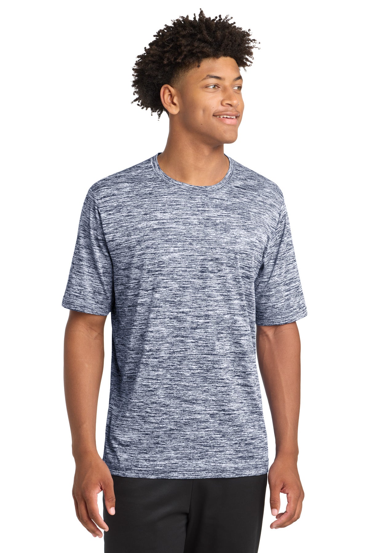 Sport-TekÂ® PosiChargeÂ® Electric Heather Tee. ST390