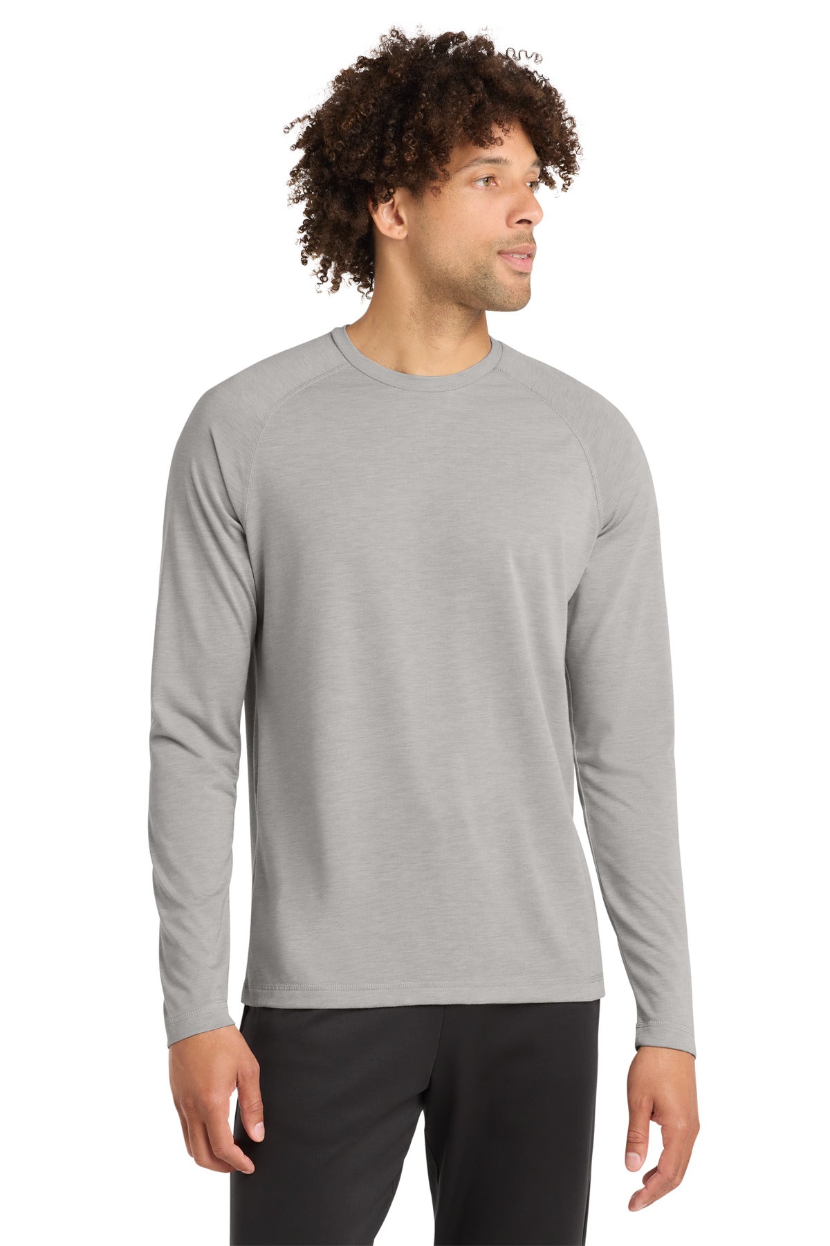 Sport-Tek Â® PosiCharge Â® Long Sleeve Tri-Blend Wicking Raglan Tee ST400LS