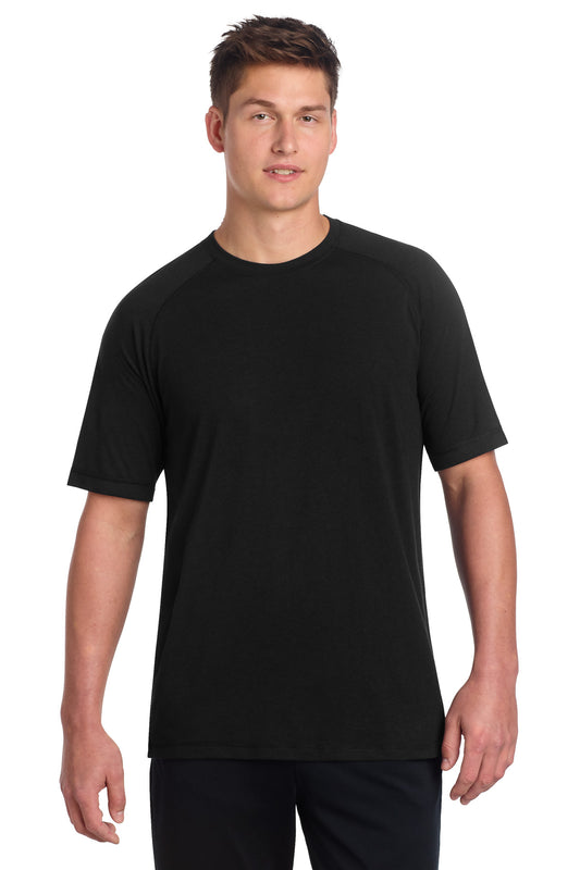 Sport-Tek Â® PosiCharge Â® Tri-Blend Wicking Raglan Tee. ST400
