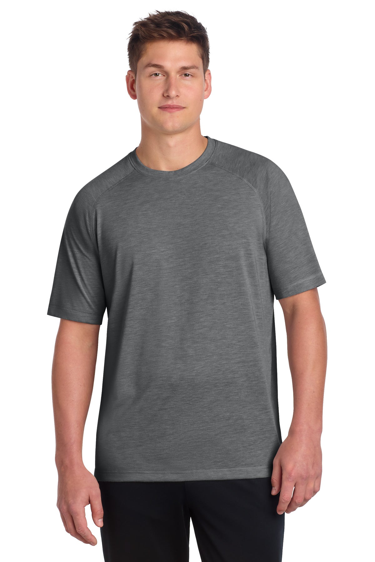 Sport-Tek Â® PosiCharge Â® Tri-Blend Wicking Raglan Tee. ST400