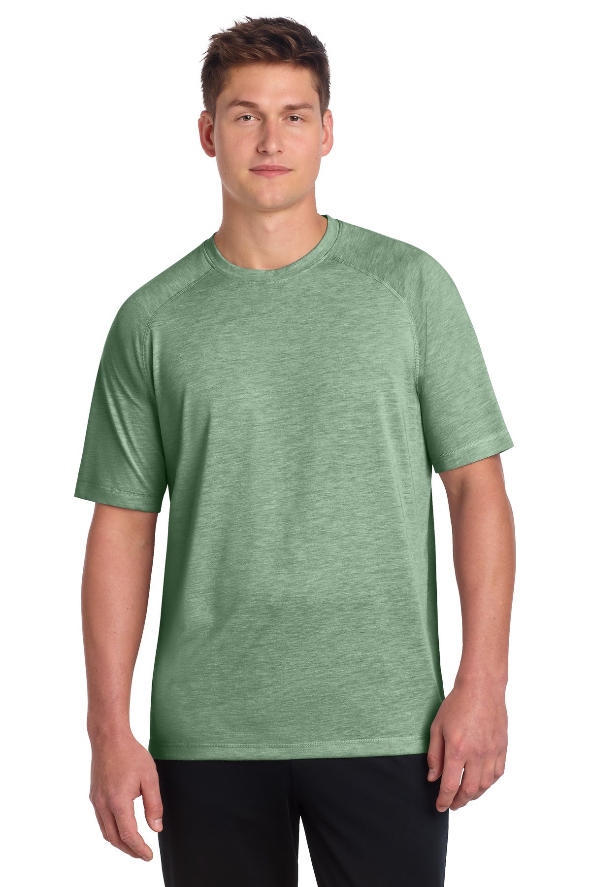 Sport-Tek Â® PosiCharge Â® Tri-Blend Wicking Raglan Tee. ST400