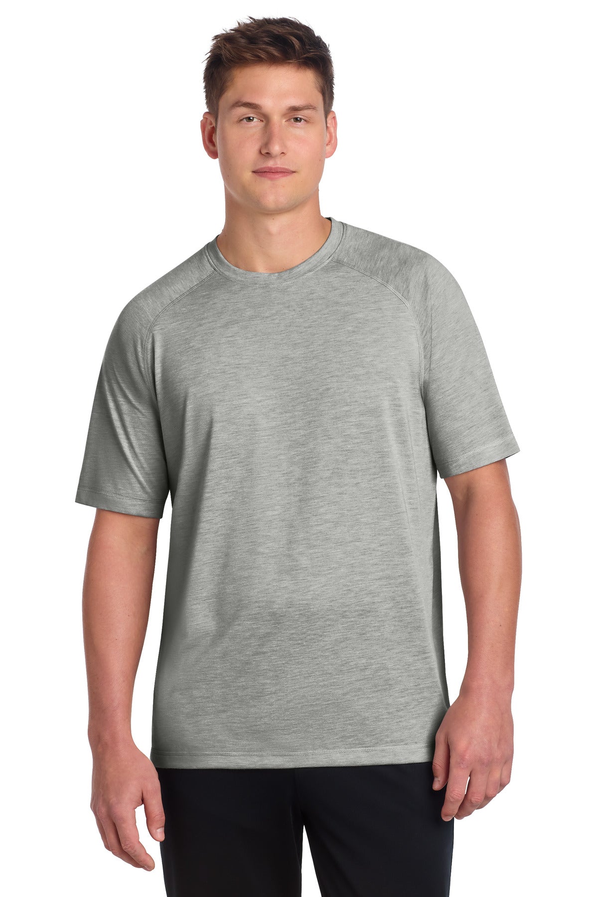 Sport-Tek Â® PosiCharge Â® Tri-Blend Wicking Raglan Tee. ST400