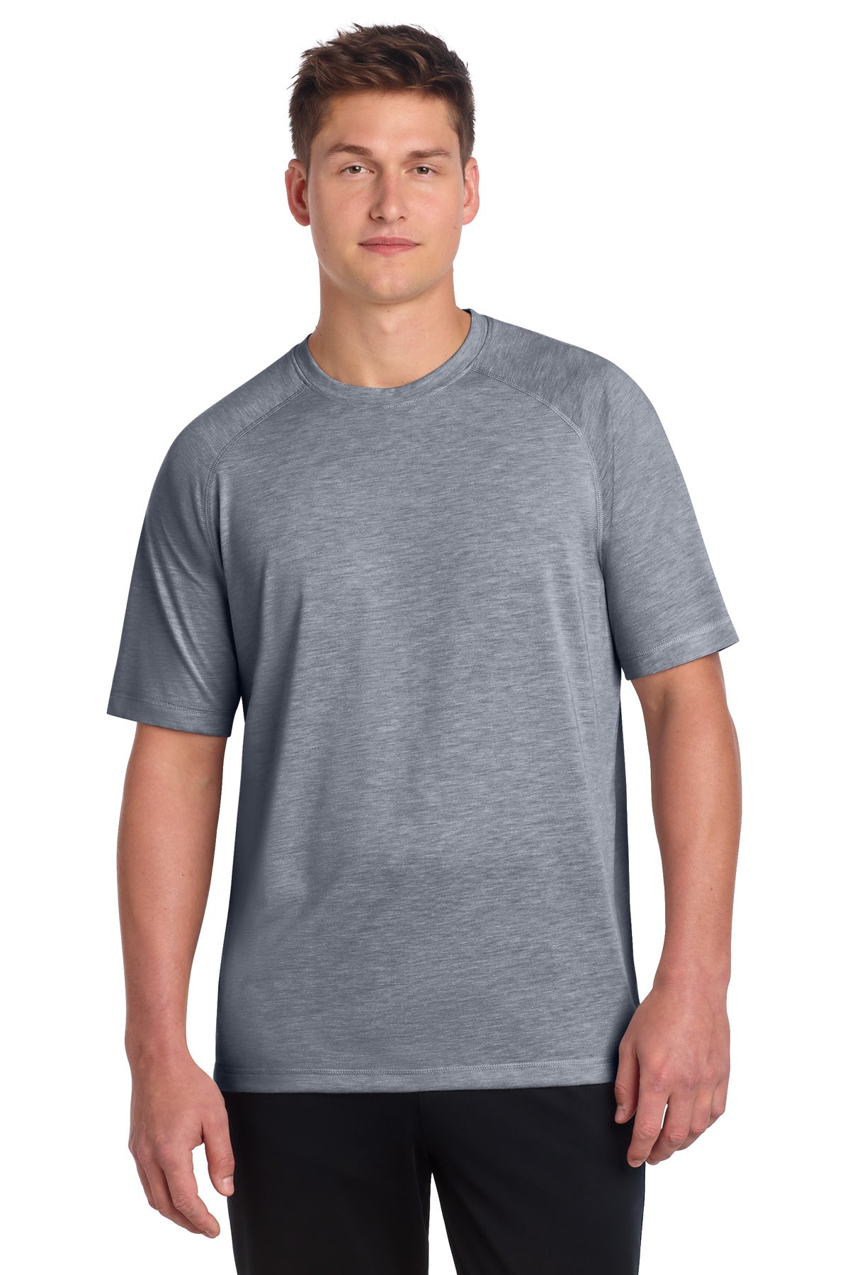 Sport-Tek Â® PosiCharge Â® Tri-Blend Wicking Raglan Tee. ST400