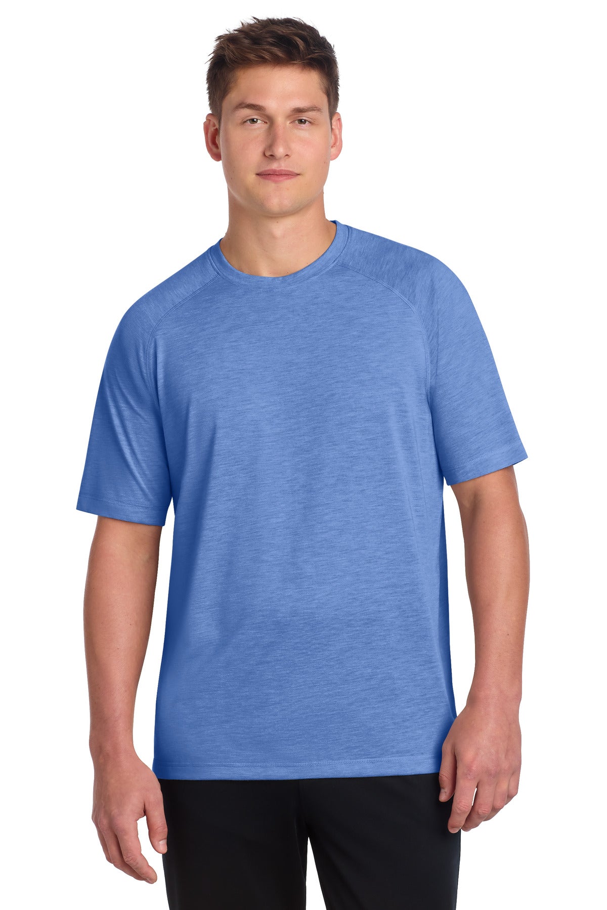Sport-Tek Â® PosiCharge Â® Tri-Blend Wicking Raglan Tee. ST400