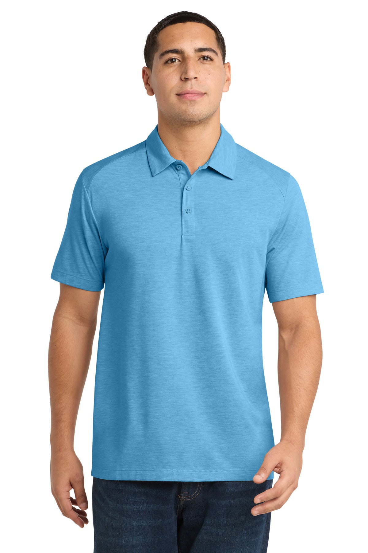 Sport-Tek Â® PosiCharge Â® Tri-Blend Wicking Polo. ST405