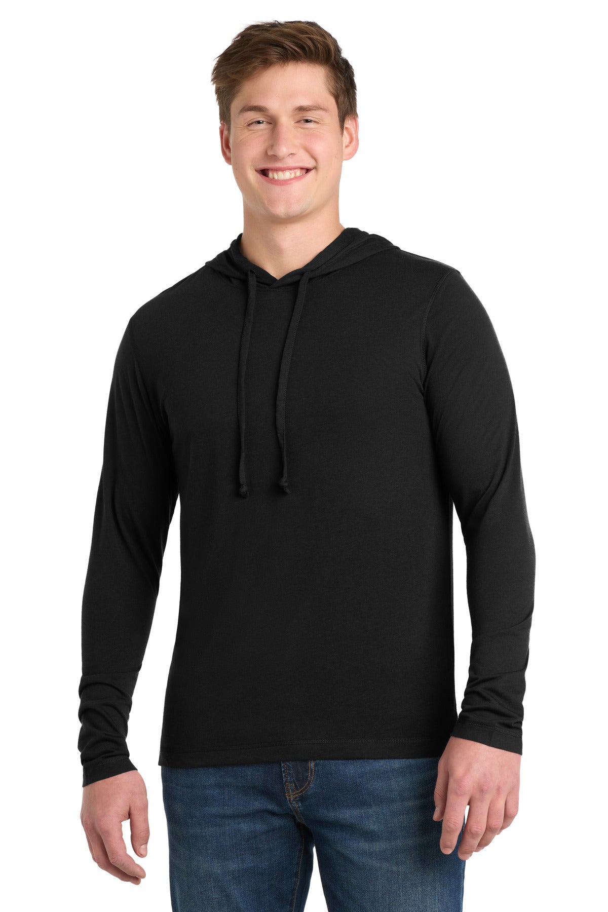 Sport-Tek ?? PosiCharge ?? Tri-Blend Wicking Long Sleeve Hoodie ST406