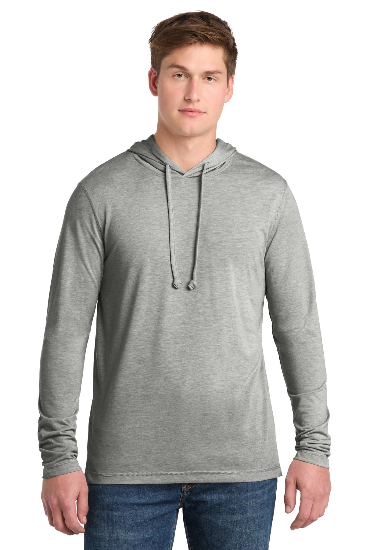 Sport-Tek ?? PosiCharge ?? Tri-Blend Wicking Long Sleeve Hoodie ST406