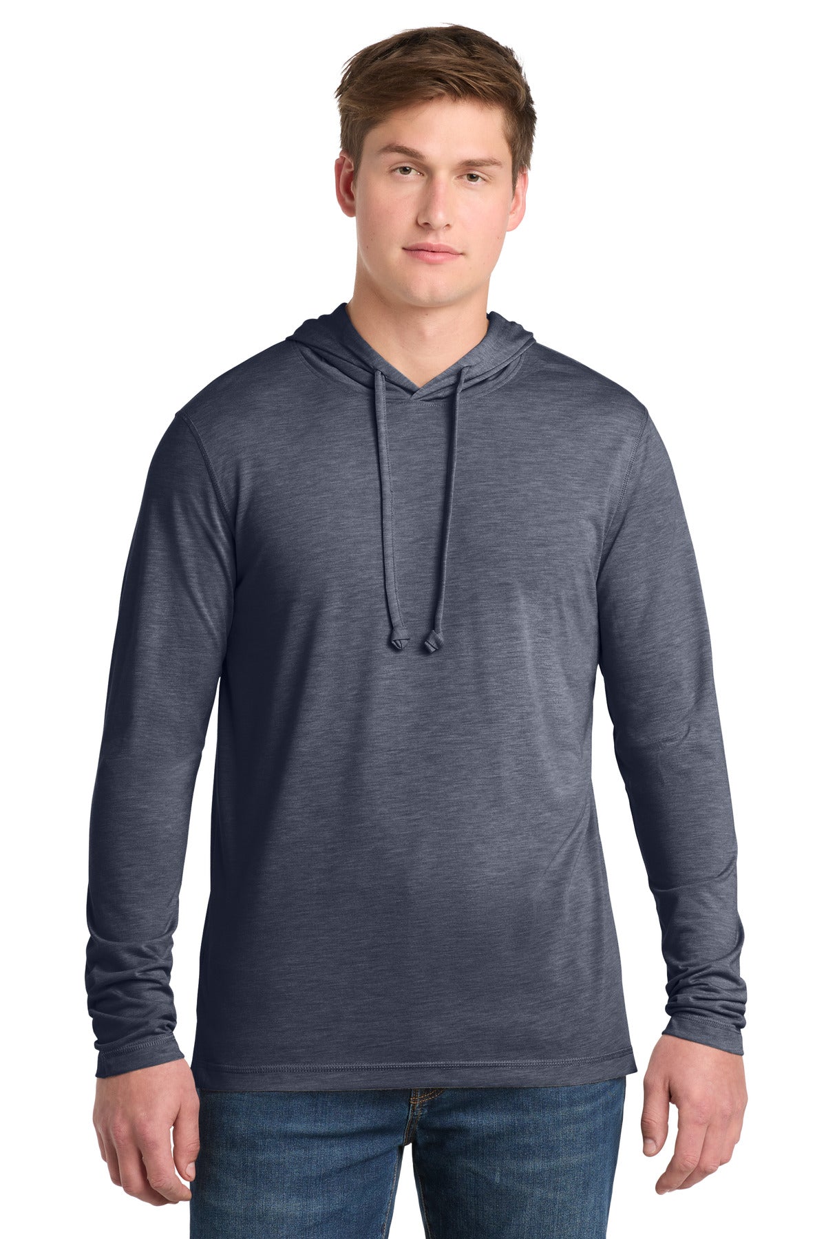 Sport-Tek ?? PosiCharge ?? Tri-Blend Wicking Long Sleeve Hoodie ST406