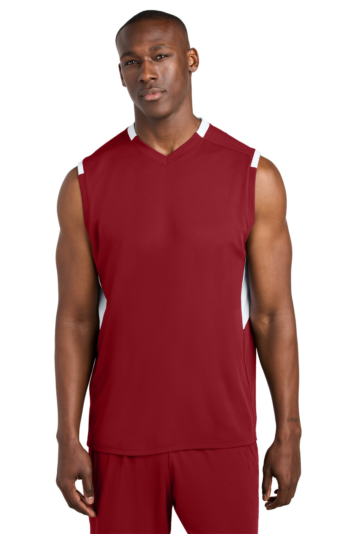 Sport-TekÂ® Club Sleeveless V-Neck ST441