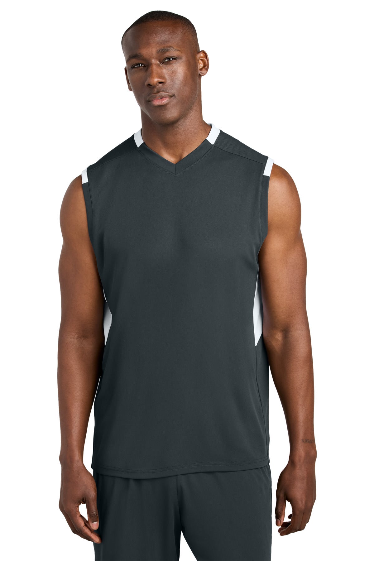 Sport-TekÂ® Club Sleeveless V-Neck ST441