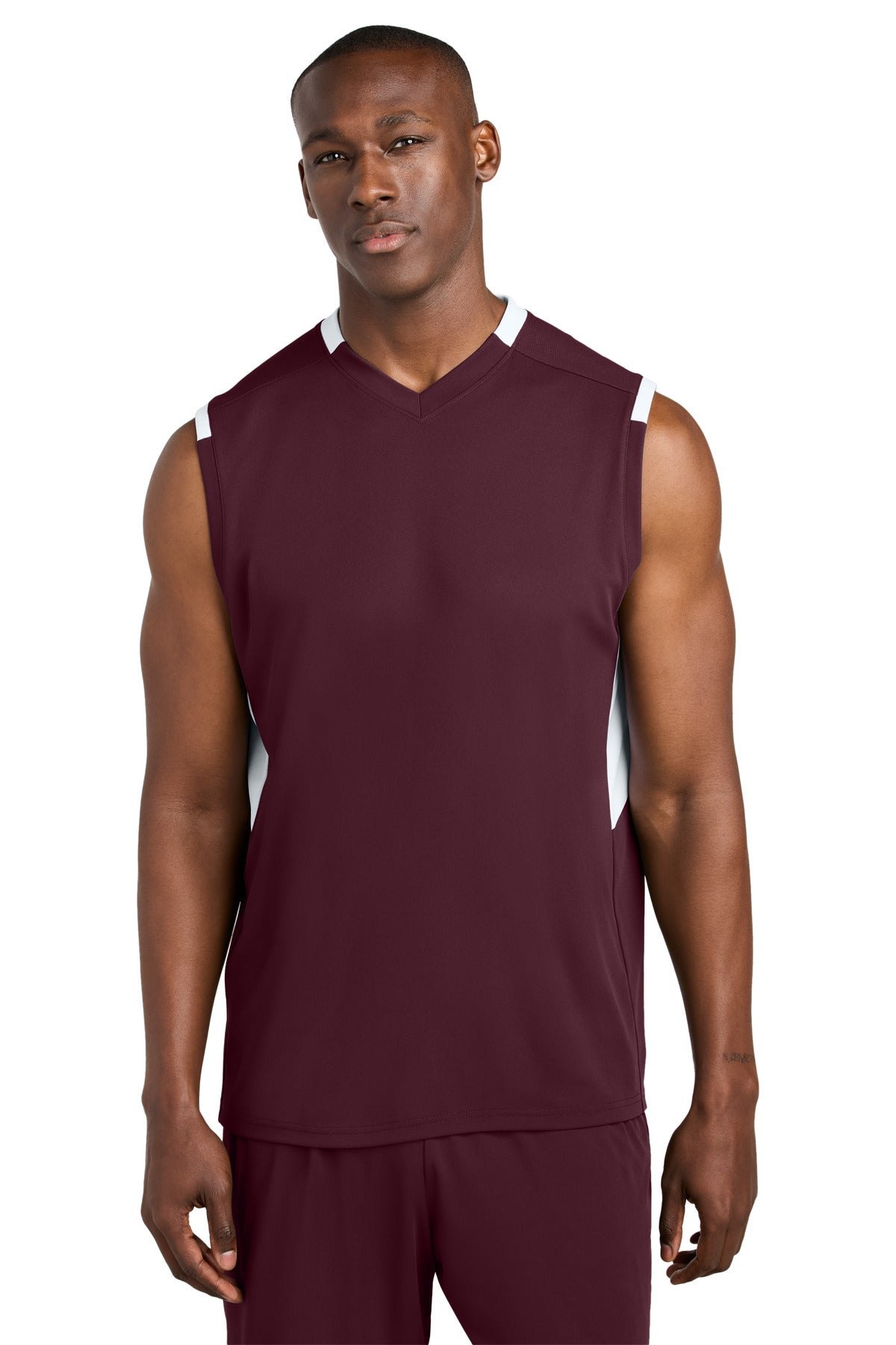 Sport-TekÂ® Club Sleeveless V-Neck ST441