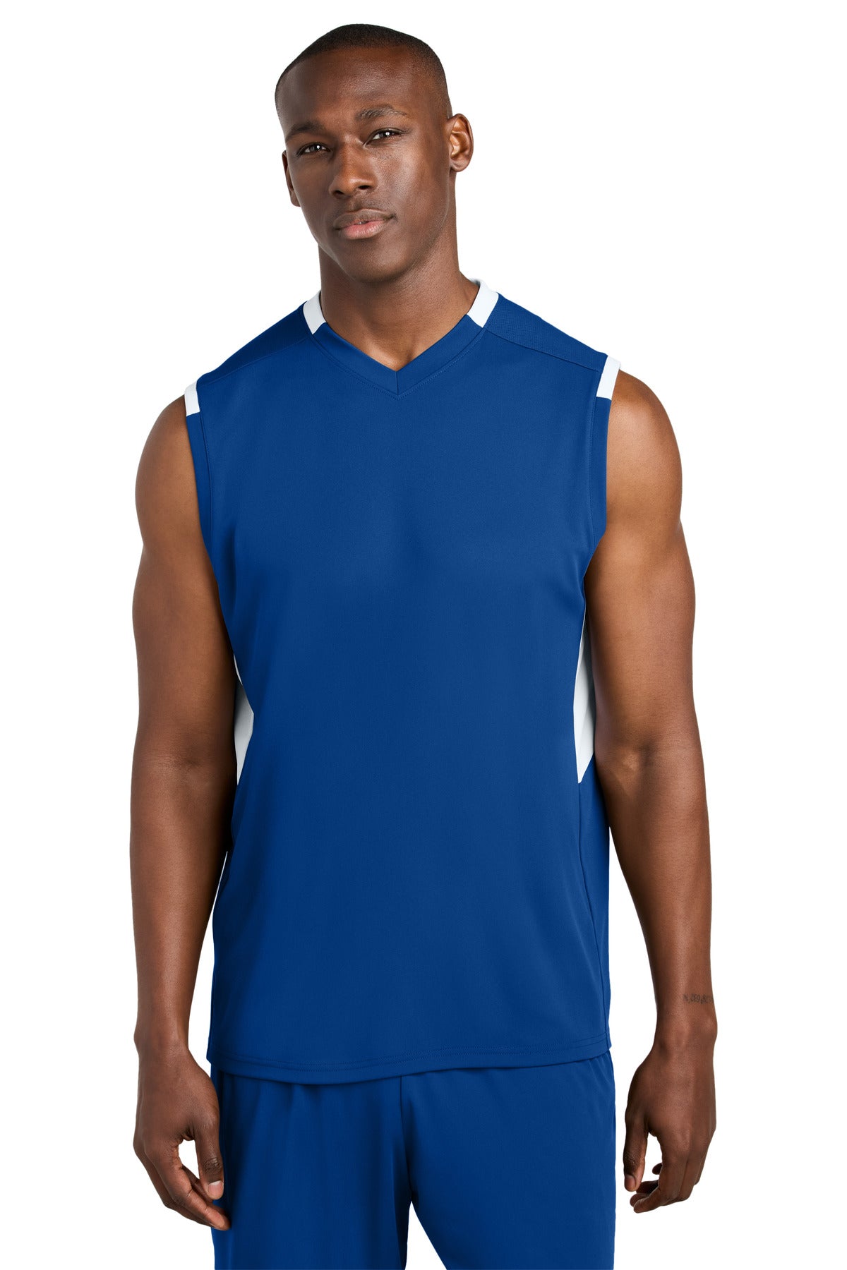Sport-TekÂ® Club Sleeveless V-Neck ST441