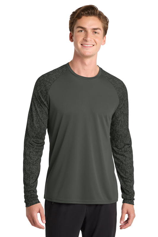 Sport-Tek Â® Long Sleeve Digi Camo Tee. ST460LS